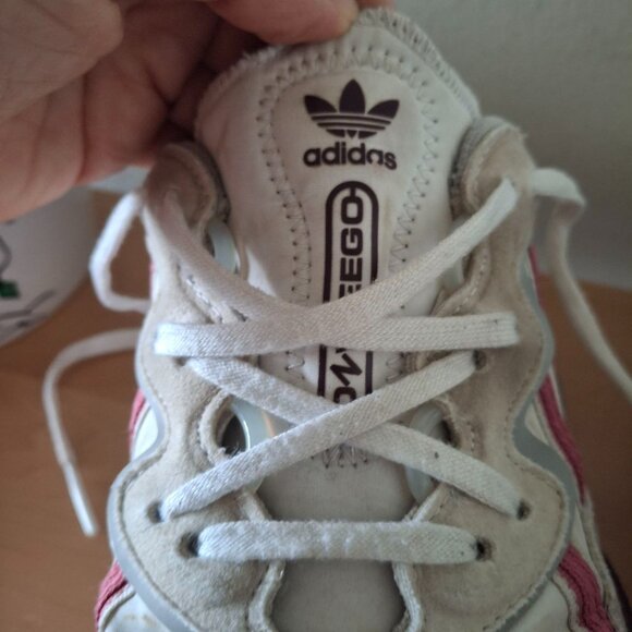 Adidas Originals Ozweego Sneakers - White Rose Tone - Women's Size 7 - Picture 4 of 7